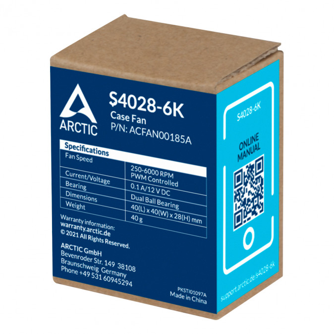 Arctic S4028-6K 40mm Server Fan PC