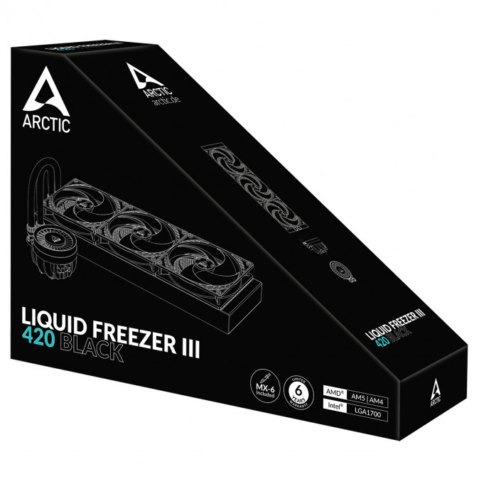 Arctic Liquid Freezer III 420 Black PC
