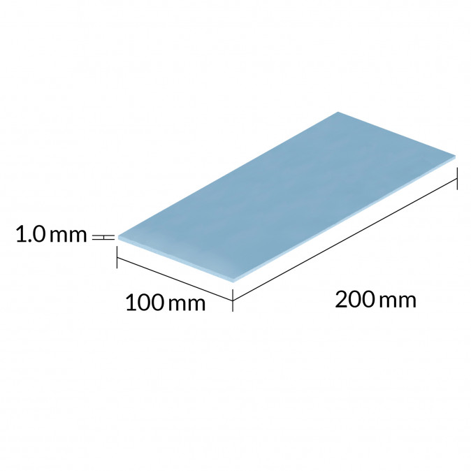 Arctic TP-3 200x100x1mm Hővezető lap (2lap/csomag) PC