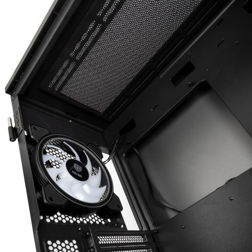 Számítógépház Kolink Stronghold Prism RGB ATX Edzett üveg Fekete PC