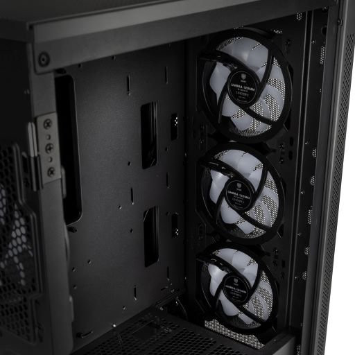 Számítógépház Kolink Stronghold Prism RGB ATX Edzett üveg Fekete PC