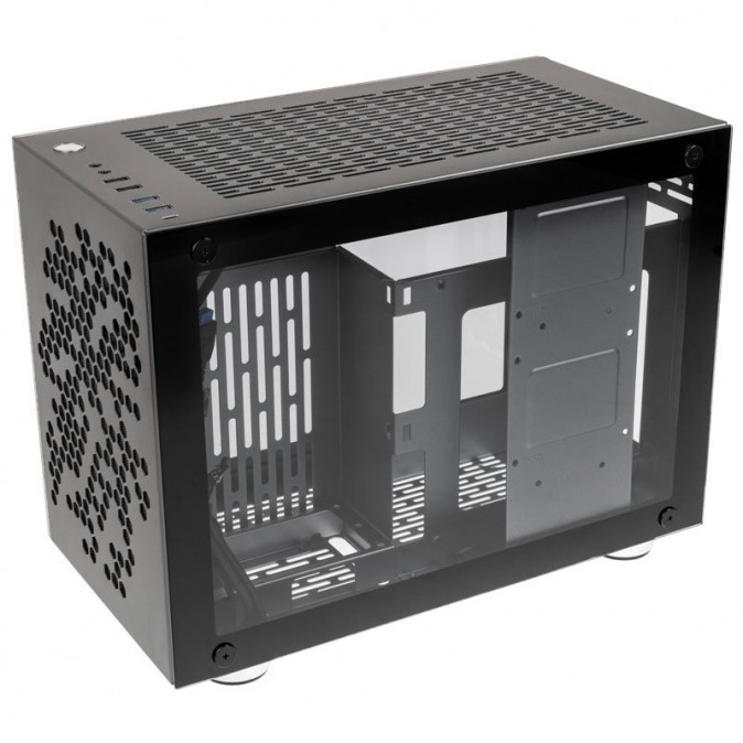 Számítógépház Kolink Rocket Heavy ITX Gunmetal PC