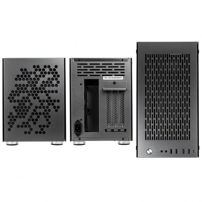Számítógépház Kolink Rocket Heavy ITX Gunmetal PC