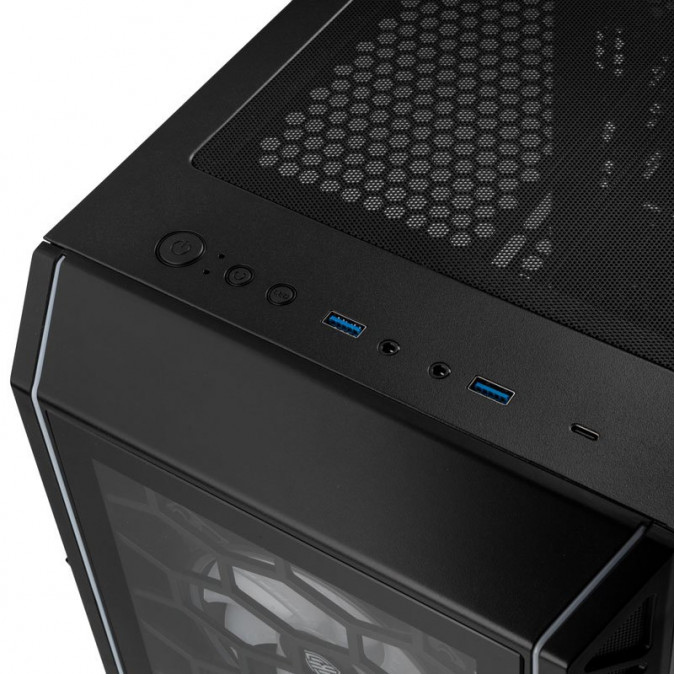 Számítógépház Kolink Citadel Glass SE ARGB mATX Edzett üveg Fekete PC