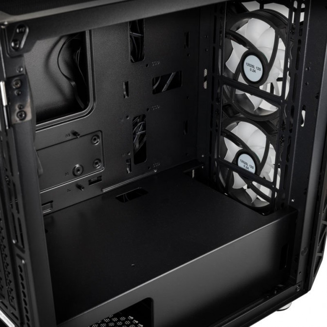 Számítógépház Kolink Citadel Glass SE ARGB mATX Edzett üveg Fekete PC