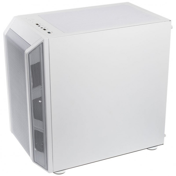 Számítógépház Kolink Citadel Mesh RGB mATX Edzett üveg Fehér PC