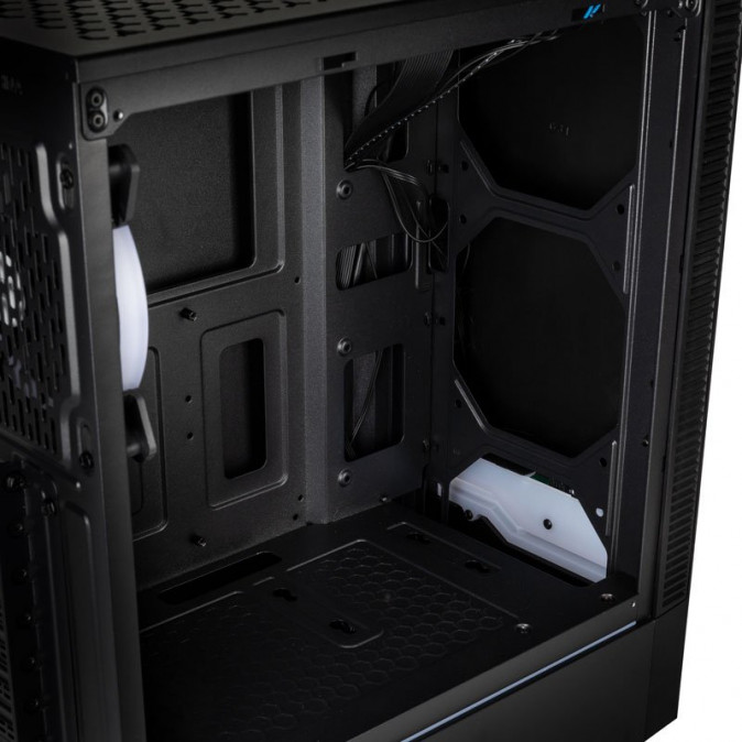 Számítógépház Kolink Inspire K9 ARGB ATX Edzett üveg Fekete PC
