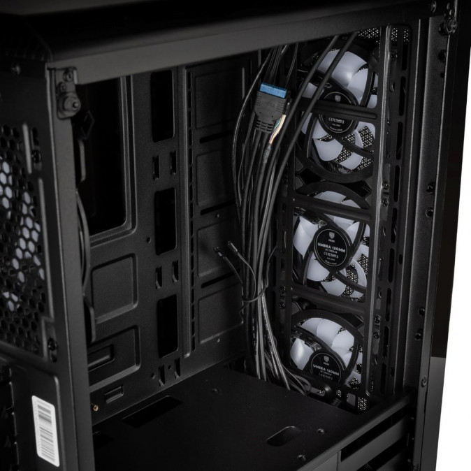 Számítógépház Kolink Levante V2 ARGB E-ATX Edzett üveg Fekete PC