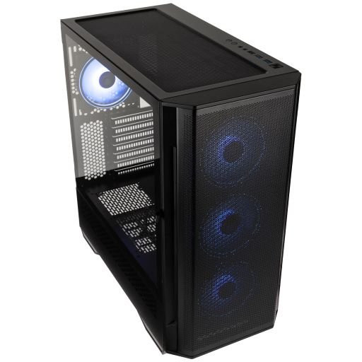 Számítógépház Kolink Observatory Y Mesh ARGB ATX Edzett üveg Fekete PC