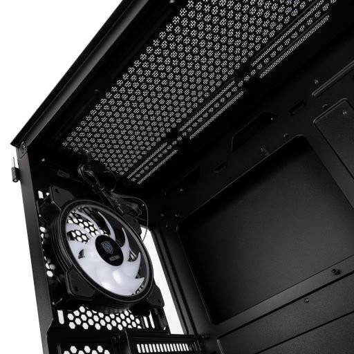 Számítógépház Kolink Observatory Y Mesh ARGB ATX Edzett üveg Fekete PC