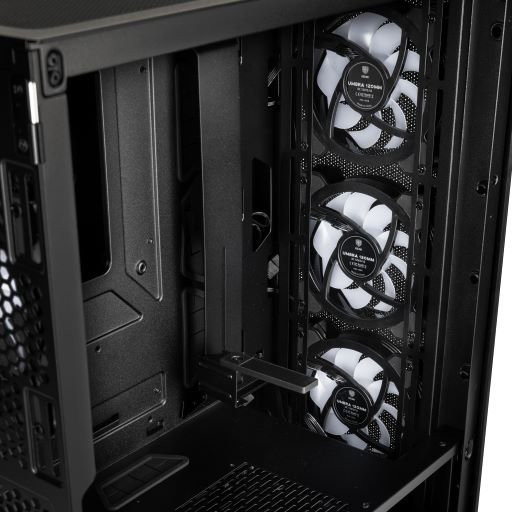 Számítógépház Kolink Observatory Y Mesh ARGB ATX Edzett üveg Fekete PC