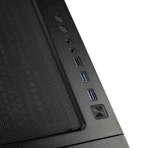 Számítógépház Kolink Stronghold Prime ATX Edzett üveg Fekete PC
