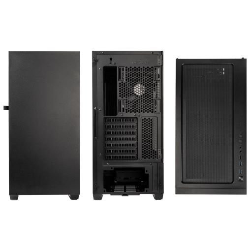 Számítógépház Kolink Stronghold Prime ATX Edzett üveg Fekete PC