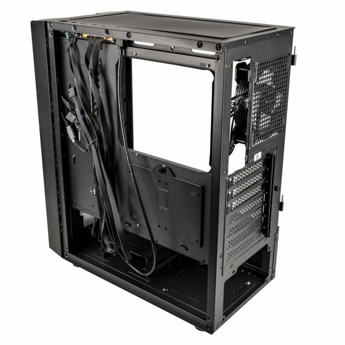 Számítógépház Kolink Inspire K12 ARGB ATX Edzett üveg Fekete PC