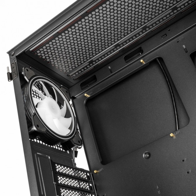 Számítógépház Kolink Inspire K12 ARGB ATX Edzett üveg Fekete PC