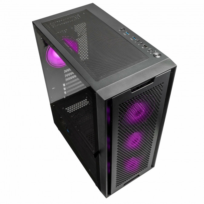 Számítógépház Kolink Observatory Duo ARGB ATX Edzett üveg Fekete PC