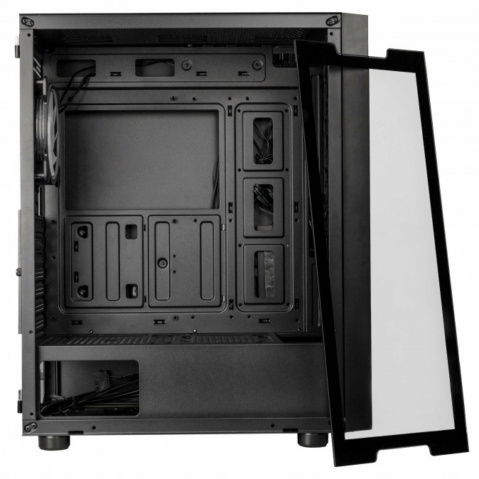 Számítógépház Kolink Observatory Duo ARGB ATX Edzett üveg Fekete PC