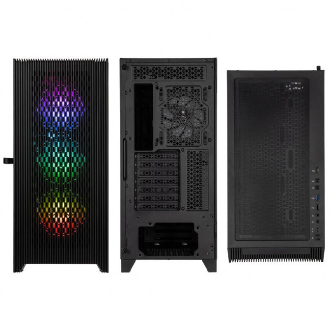 Számítógépház Kolink Unity Lateral ARGB E-ATX Edzett üveg Fekete PC