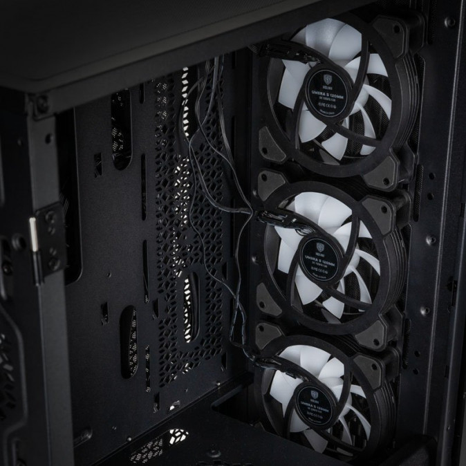 Számítógépház Kolink Unity Lateral ARGB E-ATX Edzett üveg Fekete PC
