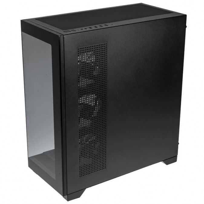 Számítógépház Kolink Unity Peak ARGB Midi Showcase, Edzett üveg , Fekete PC