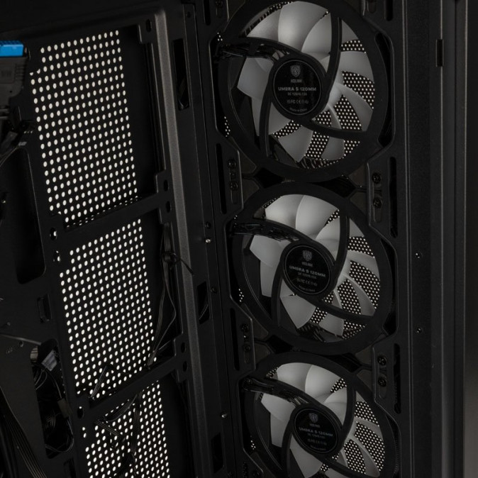 Számítógépház Kolink Unity Meshbay ARGB Midi-Tower, edzett üveg - fekete PC