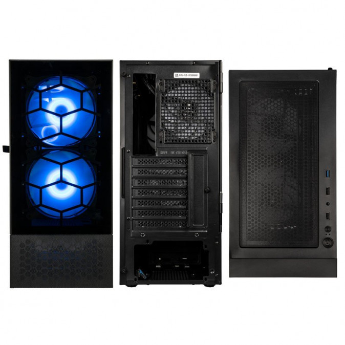 Számítógépház Kolink Observatory MX ARGB ATX Edzett üveg Fekete PC