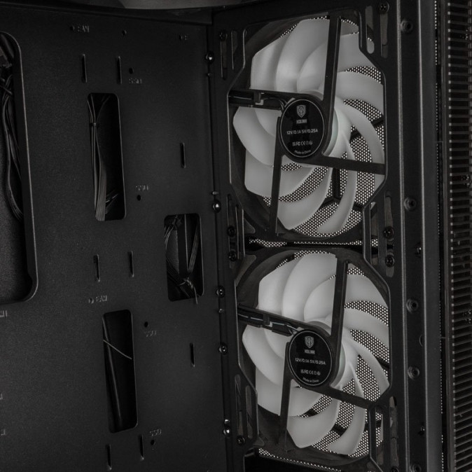 Számítógépház Kolink Observatory MX ARGB ATX MESH Fekete PC