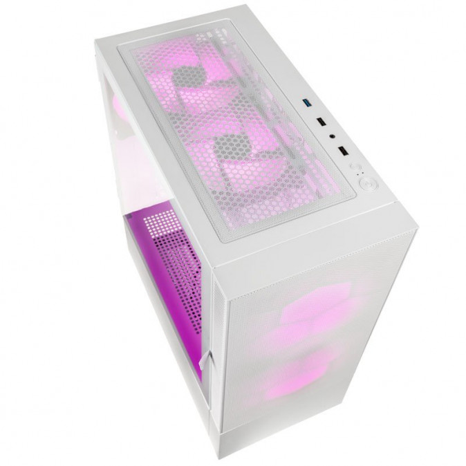Számítógépház Kolink Observatory MX ARGB ATX MESH Fehér PC