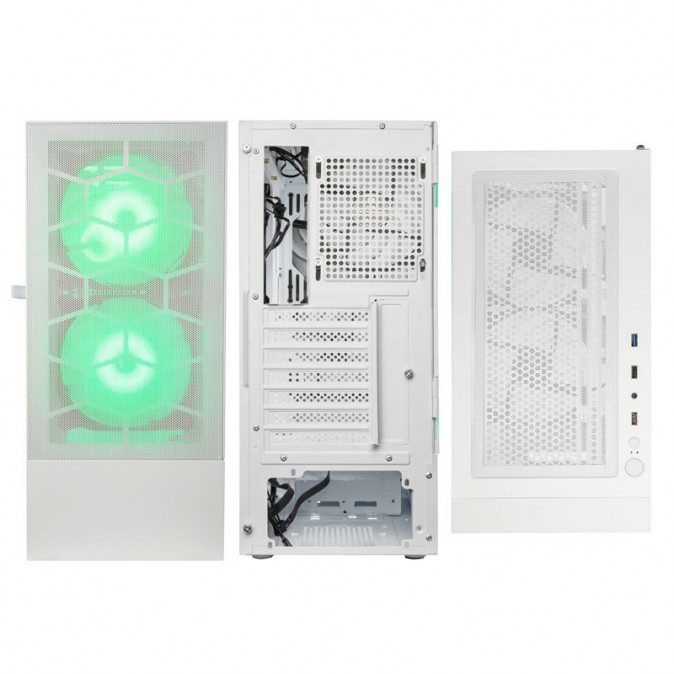 Számítógépház Kolink Observatory MX ARGB ATX MESH Fehér PC