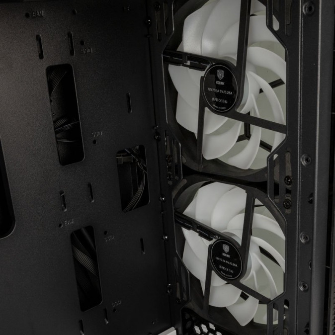 Számítógépház Kolink Observatory MX ARGB ATX Edzett üveg Fekete/Fehér PC