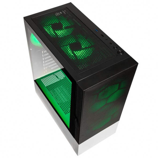 Számítógépház Kolink Observatory MX ARGB ATX MESH Fekete/Fehér PC