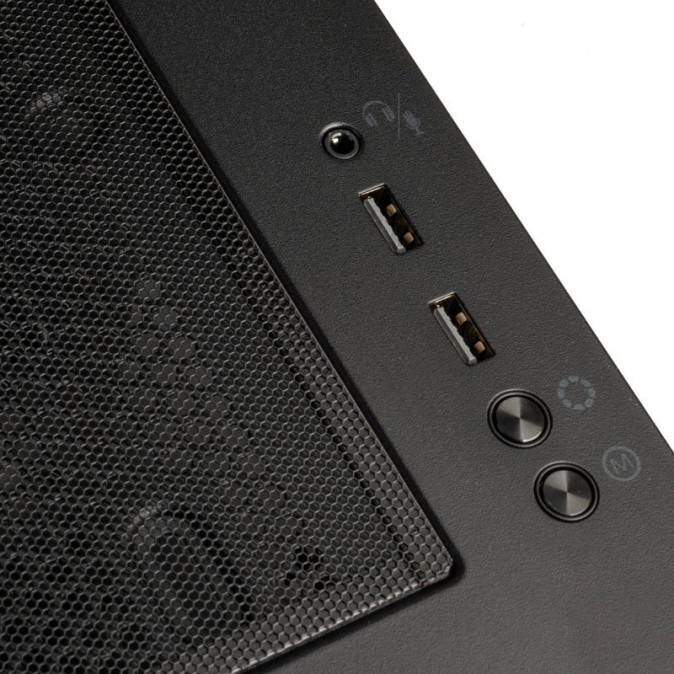 Számítógépház Kolink Unity Solar ARGB Mesh Midi-Tower, fekete PC