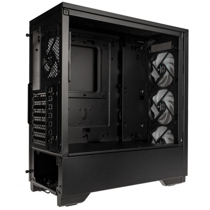 Számítógépház Kolink Unity Solar ARGB Mesh Midi-Tower, fekete PC