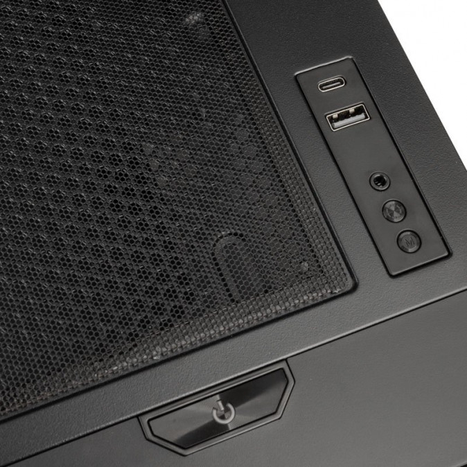 Számítógépház Kolink Unity Cascade ARGB Midi-Tower, fekete PC