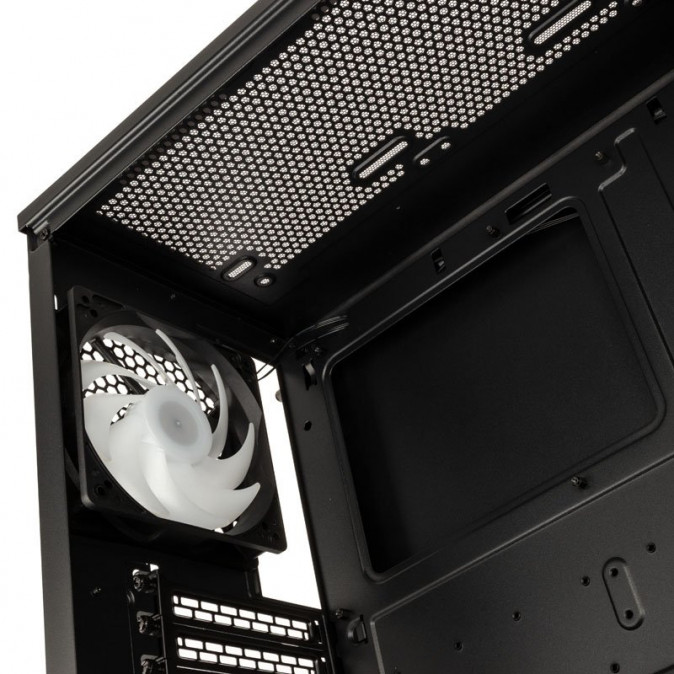 Számítógépház Kolink Unity Cascade ARGB Midi-Tower, fekete PC