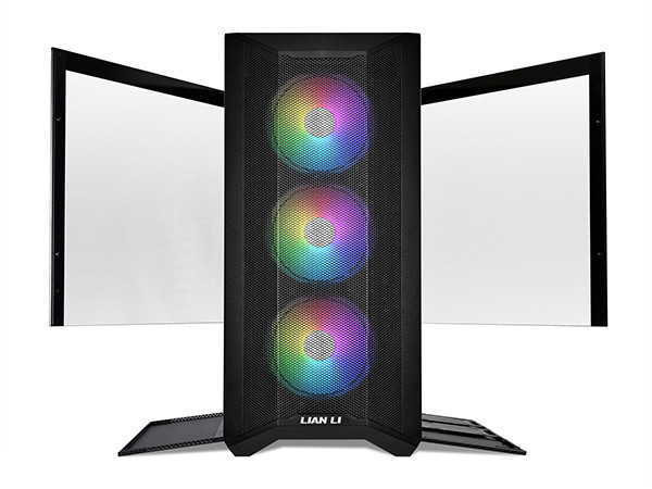 Számítógépház Lian Li LANCOOL II Mesh C RGB ATX Fekete Edzett üveg PC