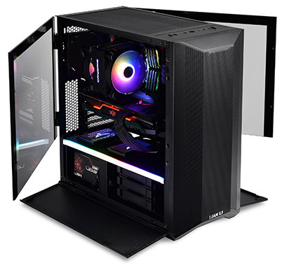 Számítógépház Lian Li LANCOOL II Mesh C Performance ATX Fekete Edzett üveg PC
