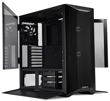Számítógépház Lian Li LANCOOL II Mesh C Performance ATX Fekete Edzett üveg PC