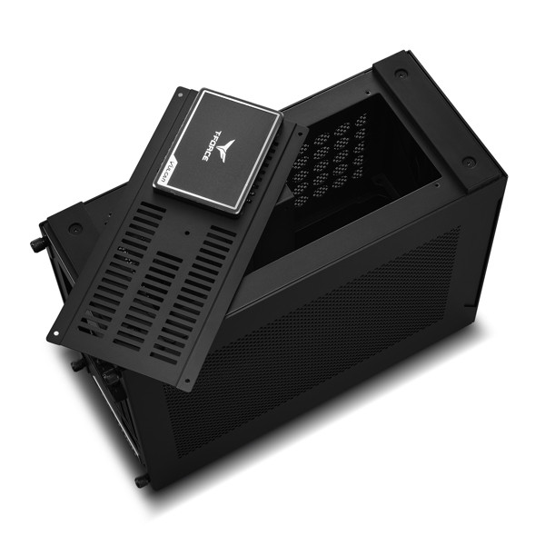 Számítógépház Lian Li A4-H2O A4 PCI-e 4.0 ITX Fekete PC