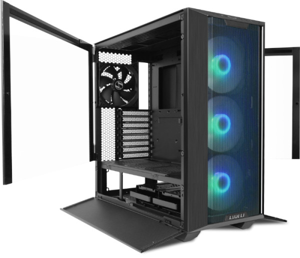 Számítógépház Lian Li LANCOOL III Mesh RGB ATX Fekete Edzett üveg PC