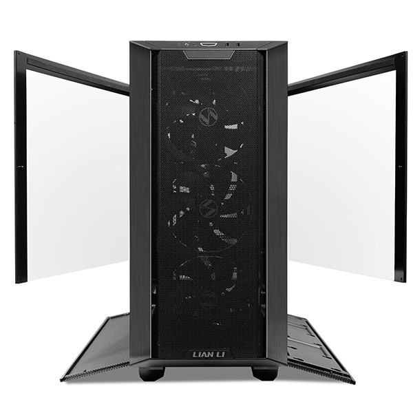 Számítógépház Lian Li LANCOOL III Mesh RGB ATX Fekete Edzett üveg PC