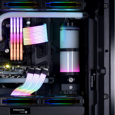 Számítógépház Lian Li LANCOOL III Mesh RGB ATX Fekete Edzett üveg PC