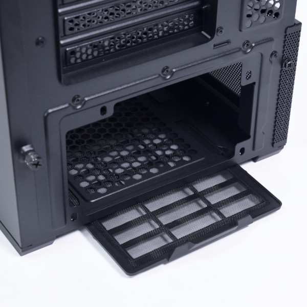 Számítógépház Lian Li LANCOOL 206 ATX, Edzett üveg, Fekete PC