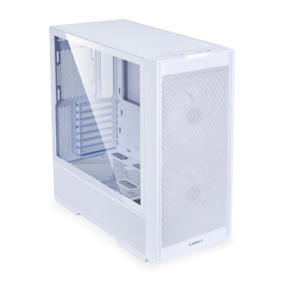 Számítógépház Lian Li LANCOOL 206 ATX, Edzett üveg, Fehér PC