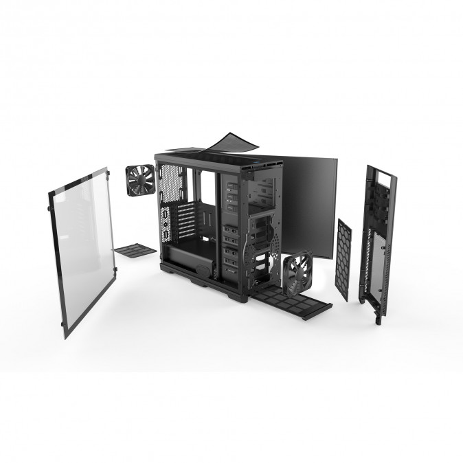 Számítógépház PHANTEKS Enthoo Pro TG ATX Edzett üveg Fekete PC
