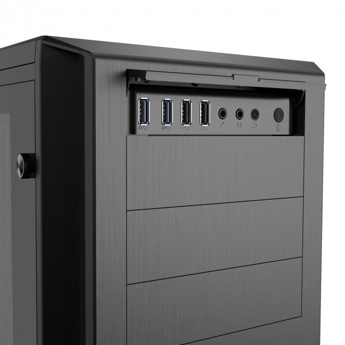 Számítógépház PHANTEKS Enthoo Pro TG ATX Edzett üveg Fekete PC