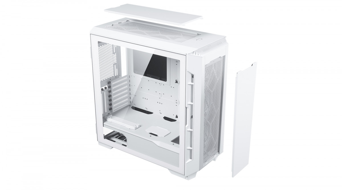 Számítógépház PHANTEKS Eclipse P600S Silent ATX Matt Fehér Edzett Üveg PC
