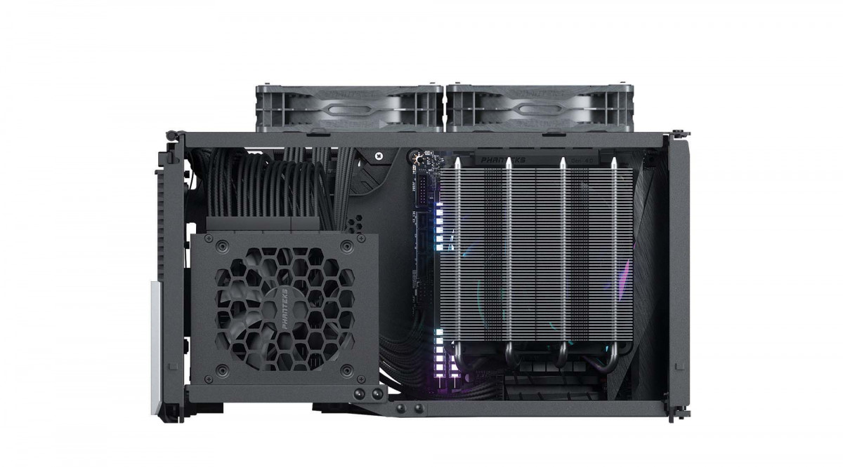 Számítógépház PHANTEKS Evolv Shift XT ARGB ITX Edzett üveg Ezüst PC