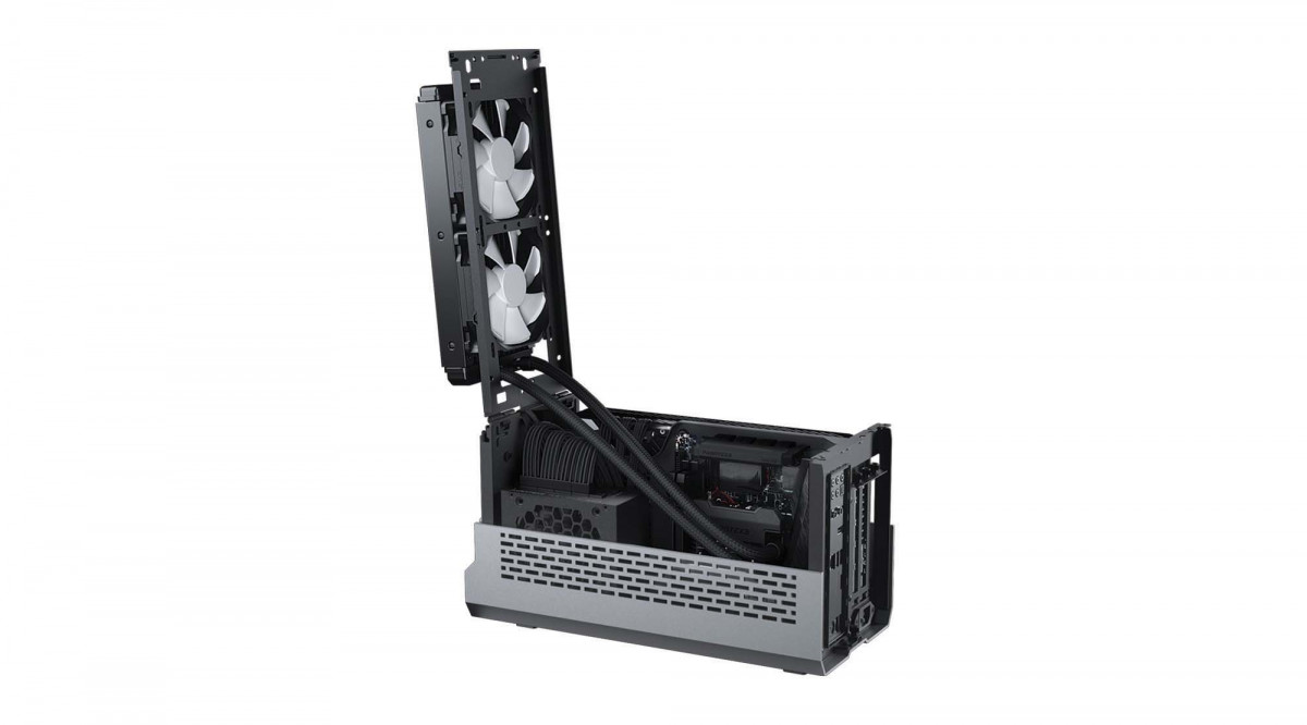 Számítógépház PHANTEKS Evolv Shift XT ARGB ITX Edzett üveg Ezüst PC