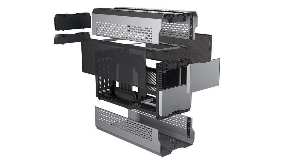 Számítógépház PHANTEKS Evolv Shift XT ARGB ITX Edzett üveg Ezüst PC